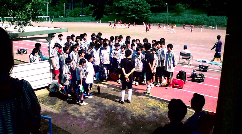 試合後