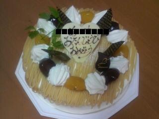 誕生日ケーキ