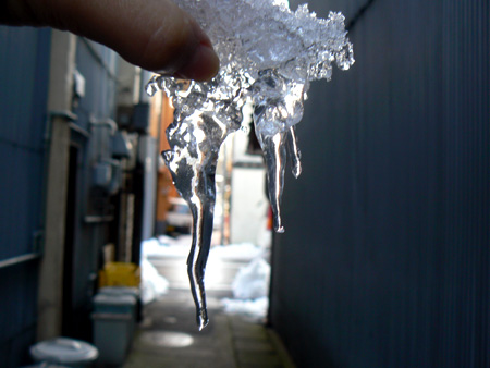 2009年1月12日大雪　兵庫県豊岡市街地