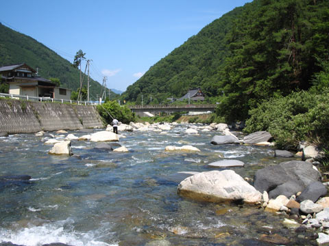 小坂中川原キャンプ場　川原