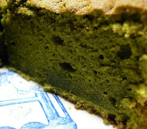 ガトー抹茶断面