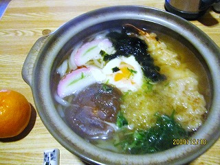 鍋焼きうどん