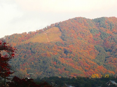 Daimonji in autumn