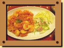 トマトソースのニョッキ