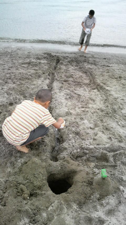 ふたりで、たすけあって、つくっていてさ、感動だったよ