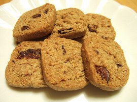 おからクッキー　いちじく