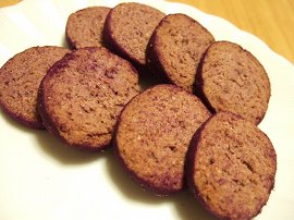 おからクッキー　ムラサキいも