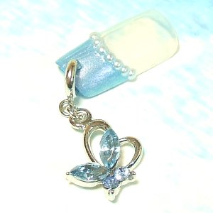 蝶々＆ハートブルー