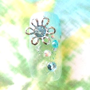 貼付用フラワー使用例