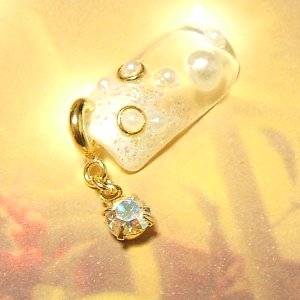 カラーストーンクリスタルAB金