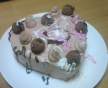 バレンタインデーケーキ