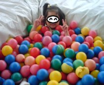 小さい遊園地で