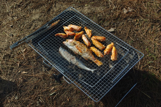 ノドグロを焼く