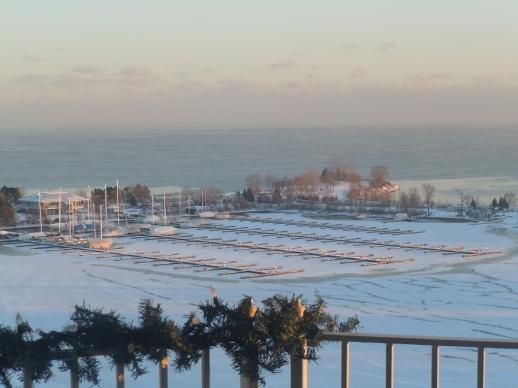 frozen lake ontario