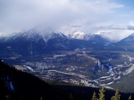 Banff from Sulpher Mountain