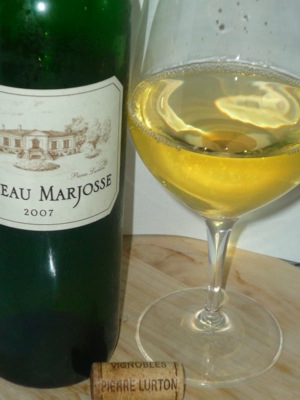 Ch.Marjosse Blanc　2007 glass.jpg