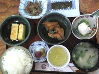 成川温泉・湯元荘の朝ごはん