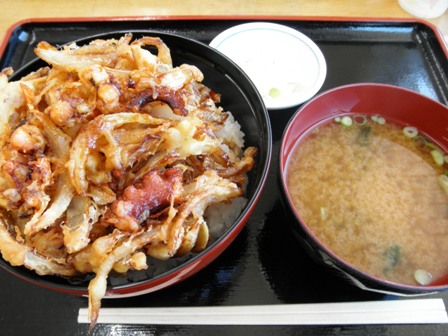 蛸かき揚げ丼
