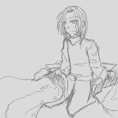 脱ぎ掛け敦盛。