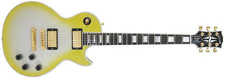 Les Paul Custom/Yellow and Silver Sparkle