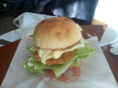 やまめのハンバーガー