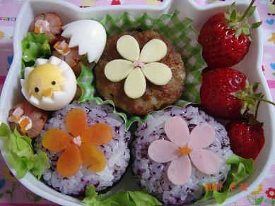 お花のお弁当＊.JPG