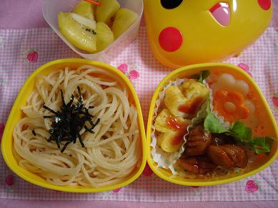 タラコパスタのお弁当