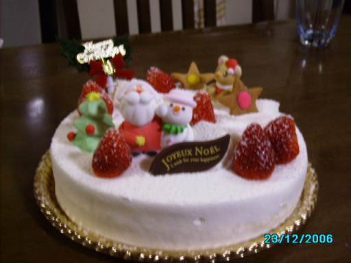 クリスマスケーキ061223
