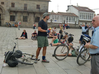 Santiago de Compostela-Plaza do Obradoiro ,Spain