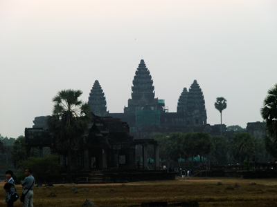 Angkor Wat blue-colored,Siem Reap,Cambodia,2-17-1-2