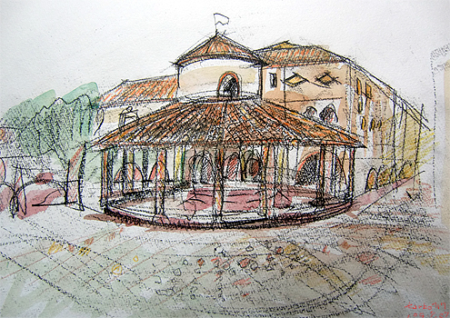 Auvillar Market-Hall