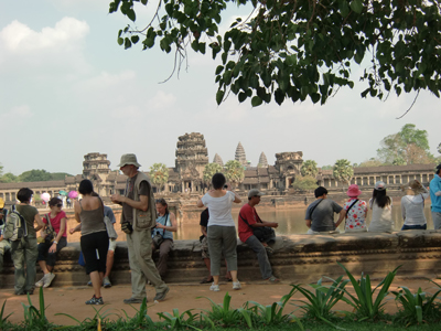 Angkor Wat west-fosse,Siem Reap,Cambodia,2-16-4-1
