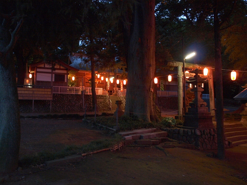 祭り前の諏訪神社