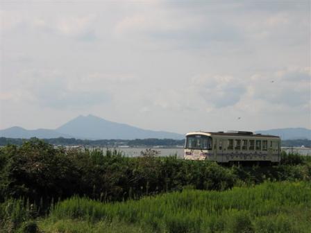 鹿島鉄道、霞ヶ浦（かすみがうら）、筑波山（つくばさん）