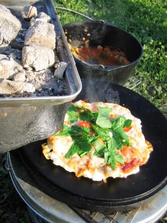 ピザ焼きたて