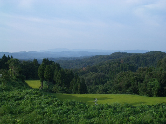 医王山付近の風景