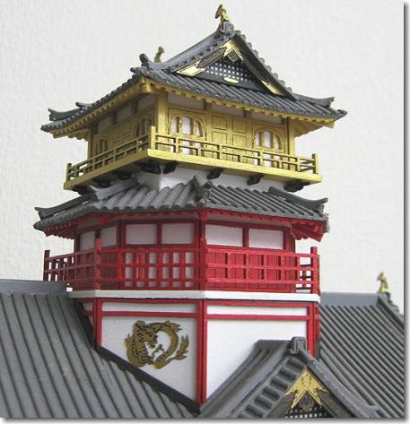 織田信長が築いた渾身の名城 「安土城」 木製建築模型 1/150 組立キット  こりゃ売れるわ！