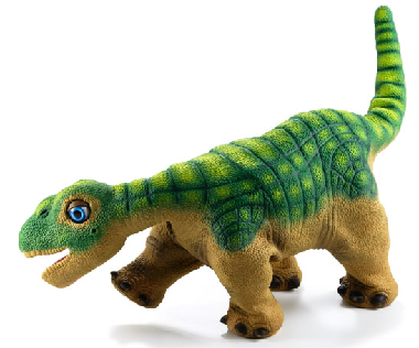 PLEO（プレオ）生後1週間のカマラサウルスをモデル