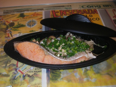 鮭のパピヨット