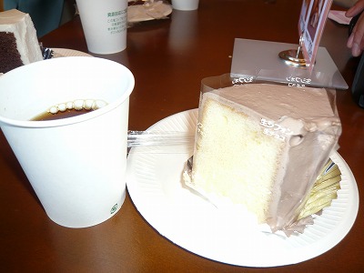 ケーキ＆コーヒー