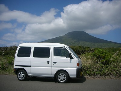 愛車と富士