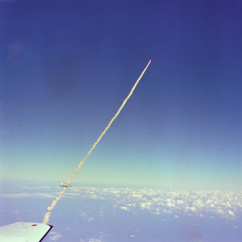 gpw-20050129-NASA-GPN-2000-001359-clouds-T-38-Talon-aircraft-launch-Space-Shuttle-Columbia-STS-2-Florida-19811112.jpg