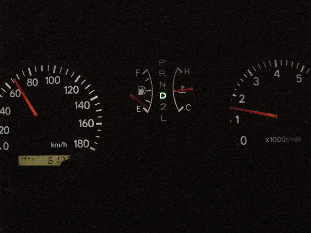 ガス欠一時回避