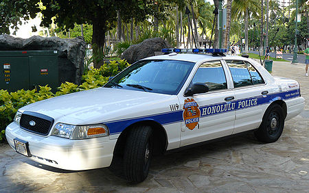 hawaii police dep car