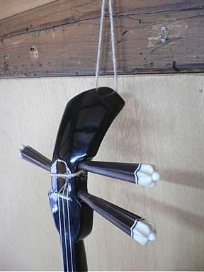 麻ひもで。。。