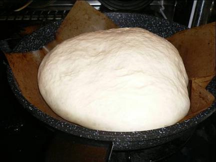 フライパンで、大型パン