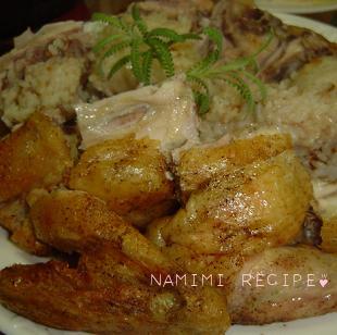 鳥のオーブン丸焼き