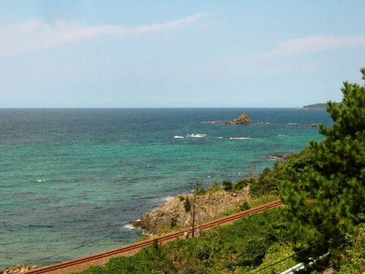 三隅からの日本海（浜田方面）