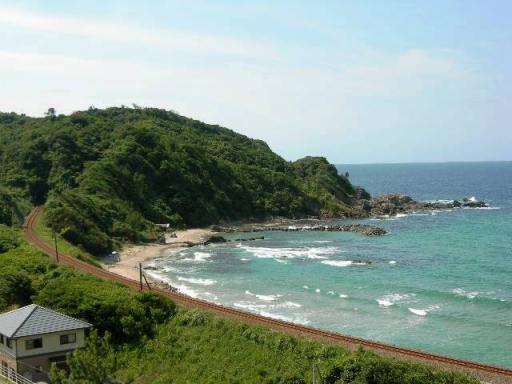 三隅からの日本海（益田方面）