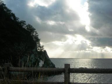 １月２日１６時ごろの宿毛湾